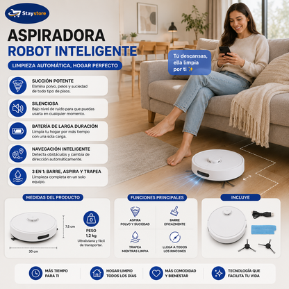 CleanBot Pro - Limpia tus pisos sin esfuerzo